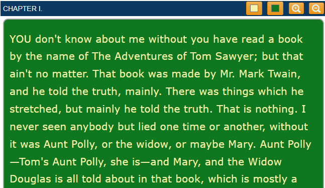 reader sample